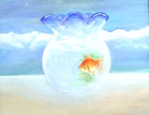「青空と金魚」生井 真緒