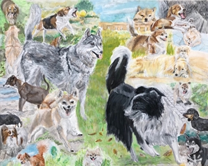 「犬のいる風景」堀尾 優杏