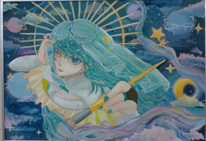 「宇宙を描く」山本 彩葉